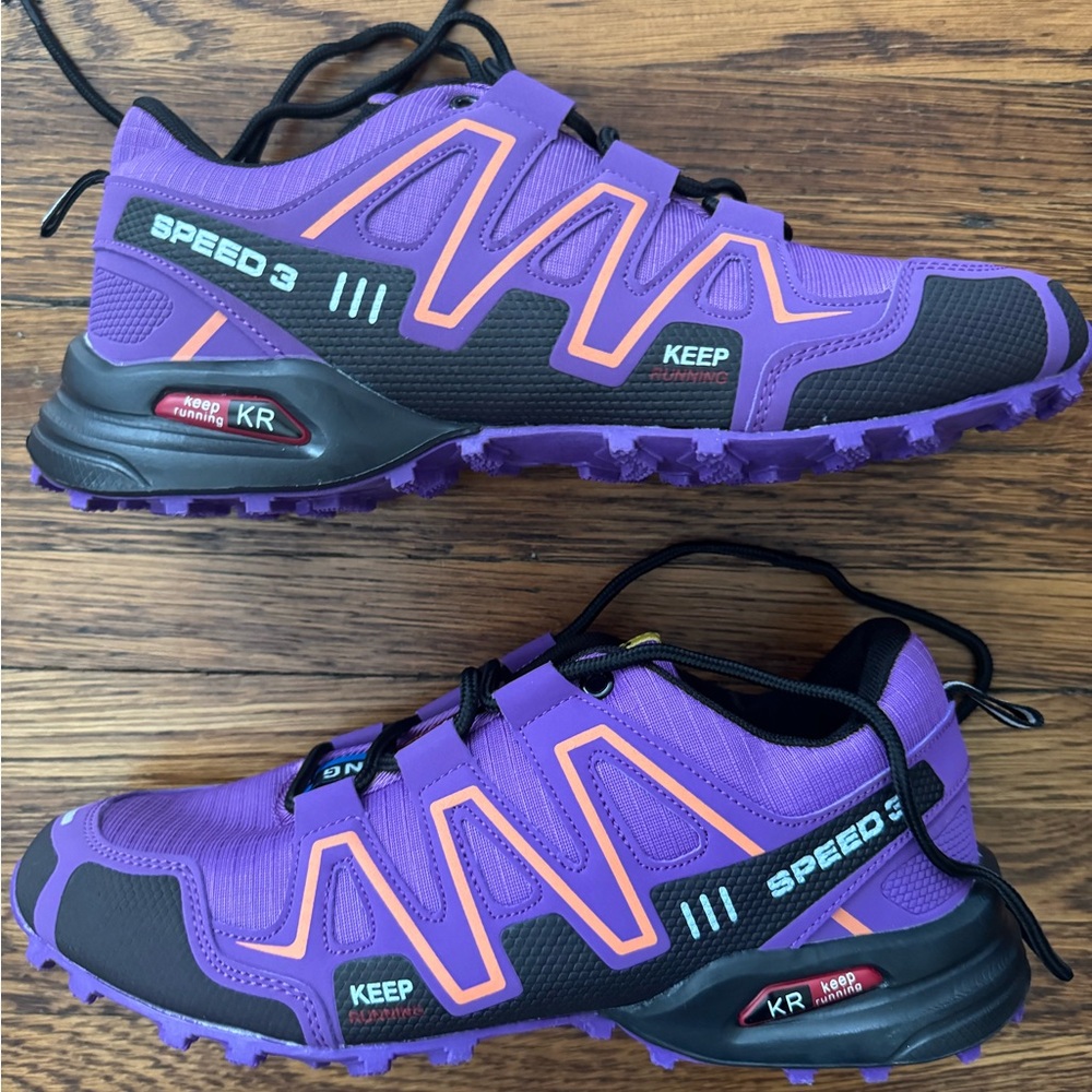 Keep Running KR Speed 3 Purple Sports Trainers Shoes Unisex Size
41 US M7.5 W9.5